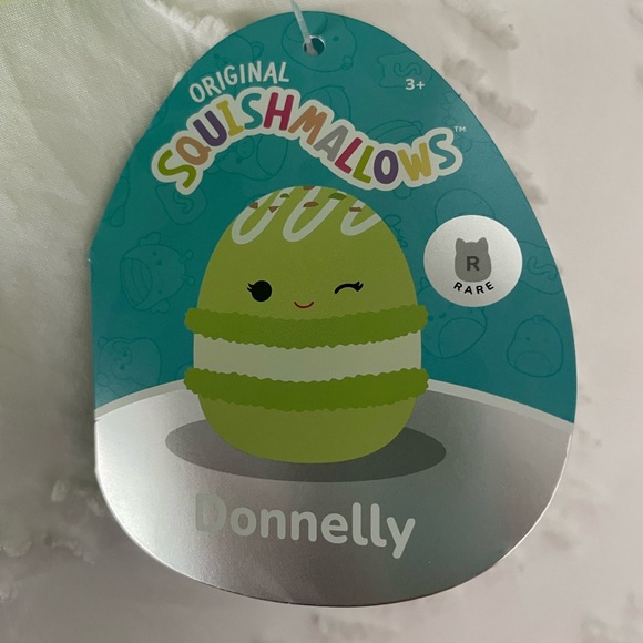 NWT RARE Donnelly the Macaroon Squishmallow 7” - Picture 4 of 7